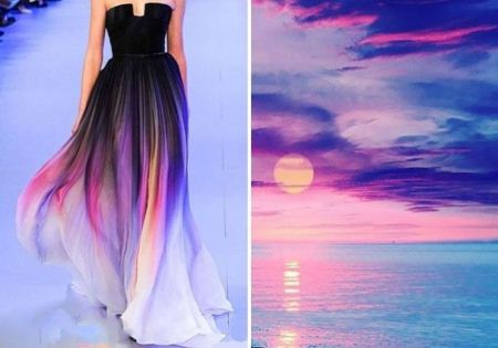 طراحی لباس الهام از طبیعت