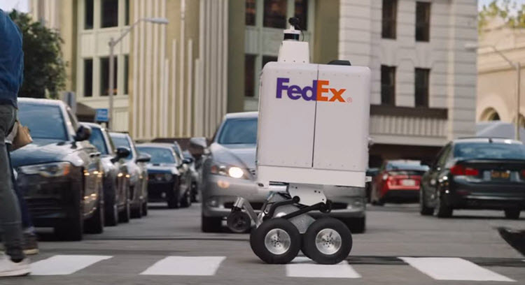 ربات تحویل کالا فدکس