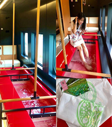 حمام آب گرم و اسپا در قطار