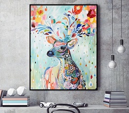 نقاشی دکوراتیو ایده جالب هنری