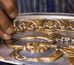  حکاکی روی فلز ایده خلاقانه کار در منزل