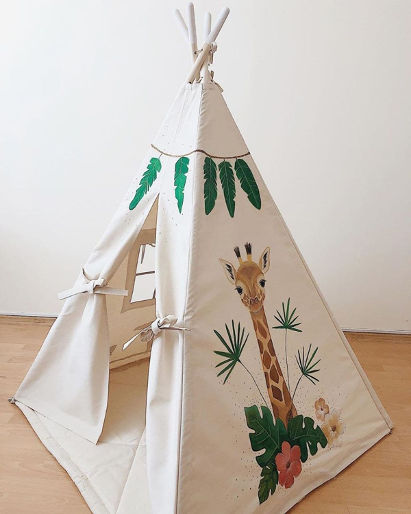 دوخت چادر سرخپوستی کودک