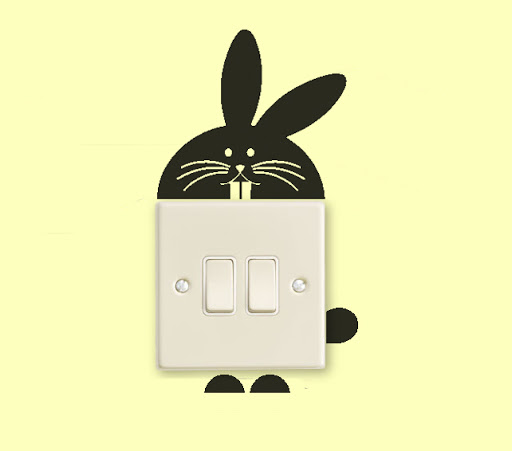 برچسب تزئینی پریز برق