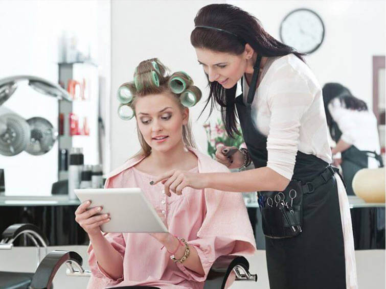  اسکن میکاپ بر روی چهره