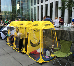 پول درآوردن با ایستادن در صف 