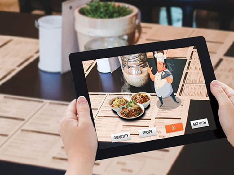 منو هوشمند سه بعدی