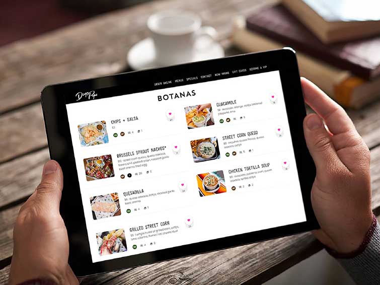 منو آنلاین رستوران