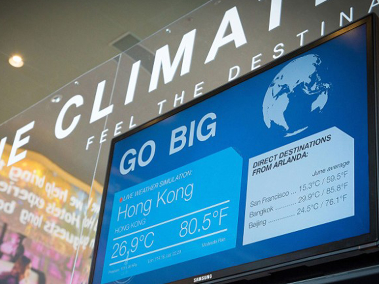 فهمیدن اب و هوای مقصد