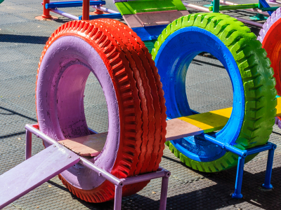 صندلی ساخته شده از مواد بازیافتی